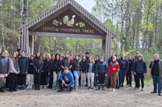edukacinėje išvykoje į Dzūkijos nacionalinį parką