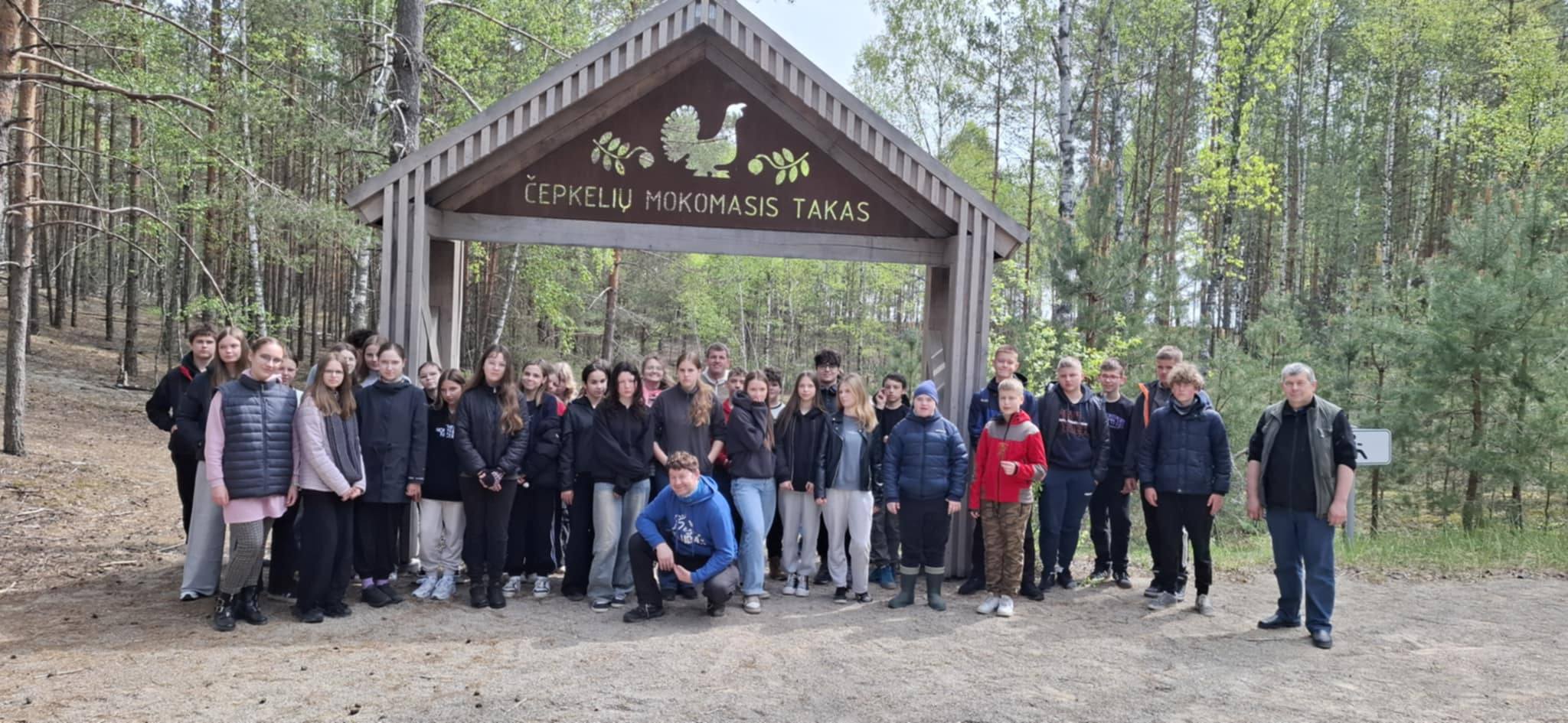 edukacinėje išvykoje į Dzūkijos nacionalinį parką