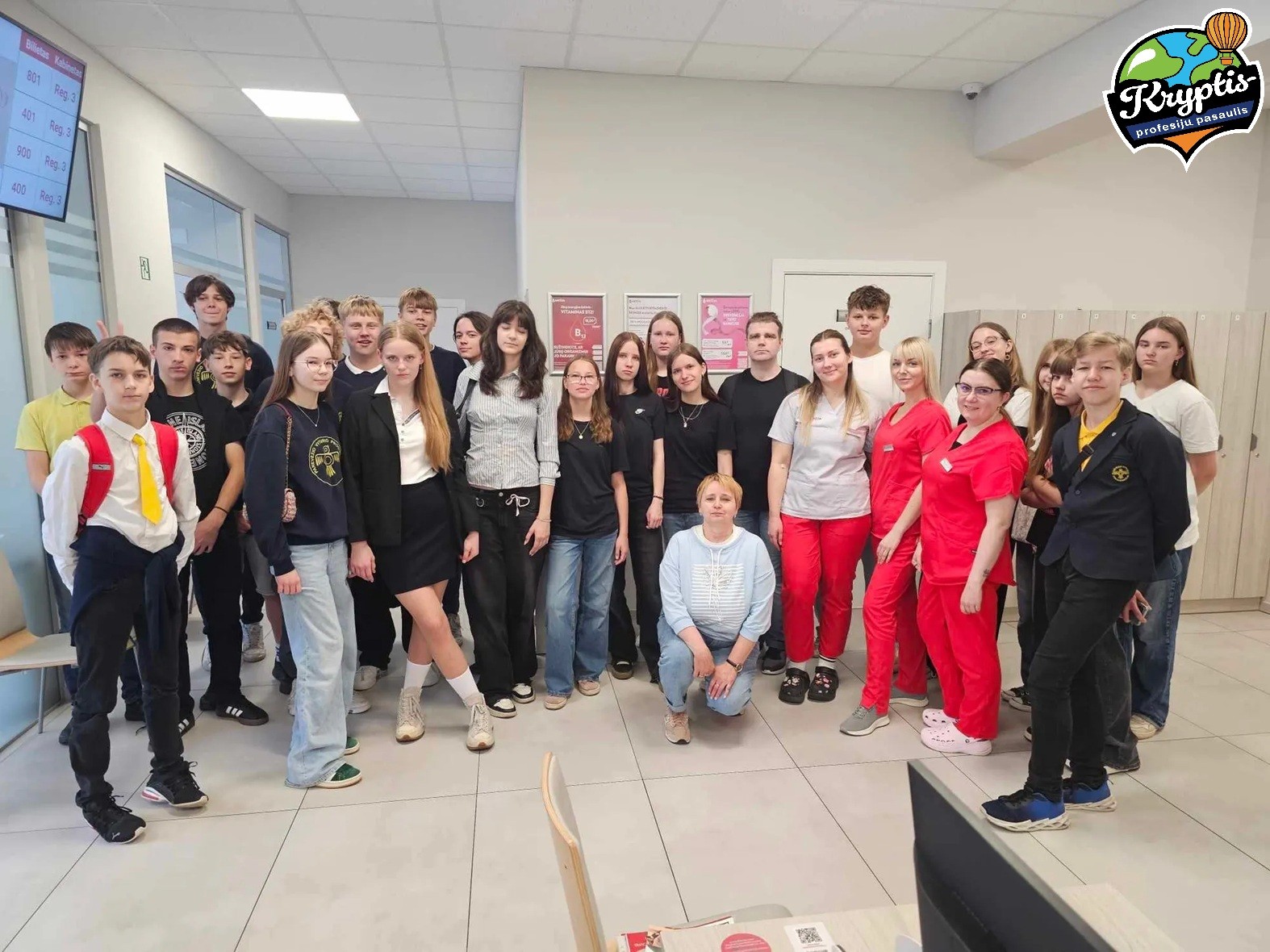 7c klasės pažintis su medicinos pasauliu klinikoje „Antėja“