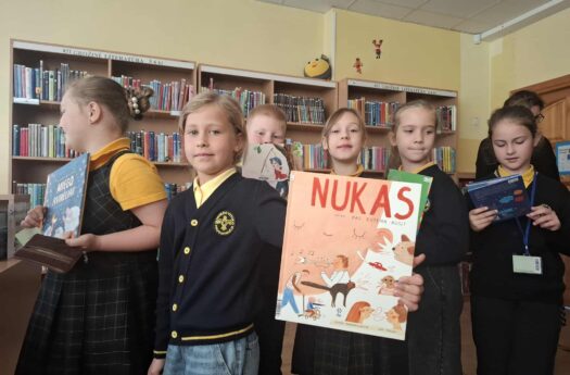 Pirmokai jau bibliotekos draugai! 