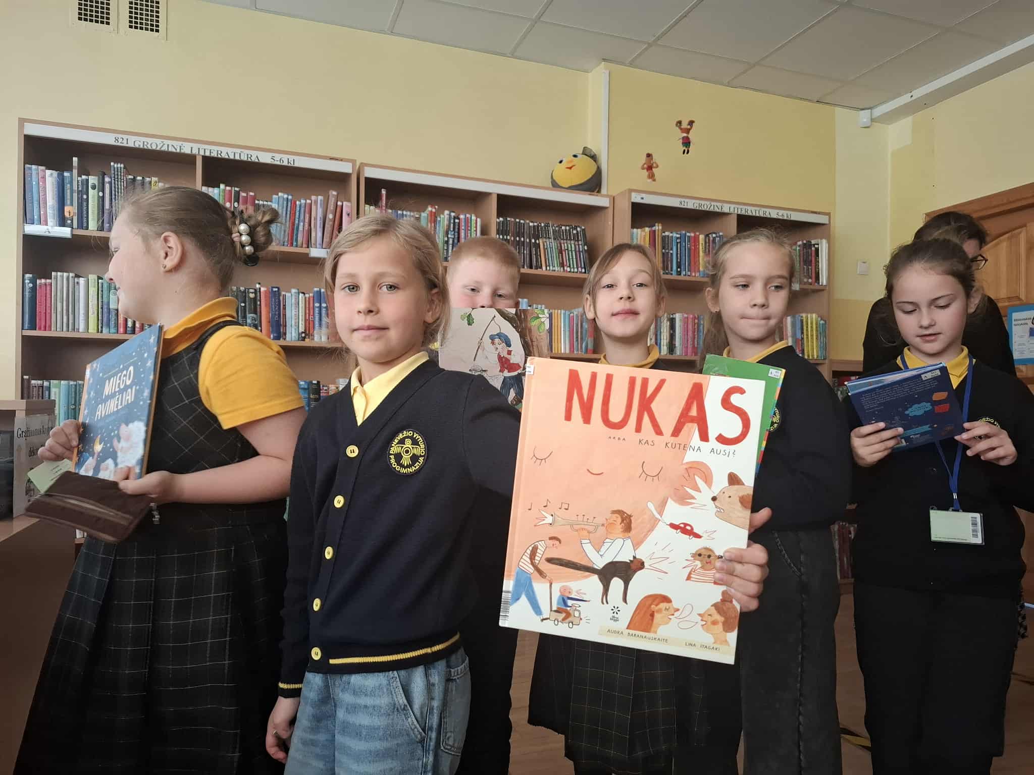 Pirmokai jau bibliotekos draugai! 