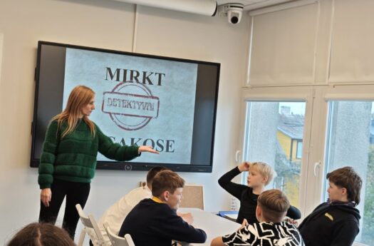 5a klasė – per lietuvių kalbos pamoką virto detektyvais