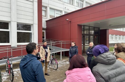 Baltijos jūros regiono šalių delegacija įvertino mokyklos infrastruktūrą