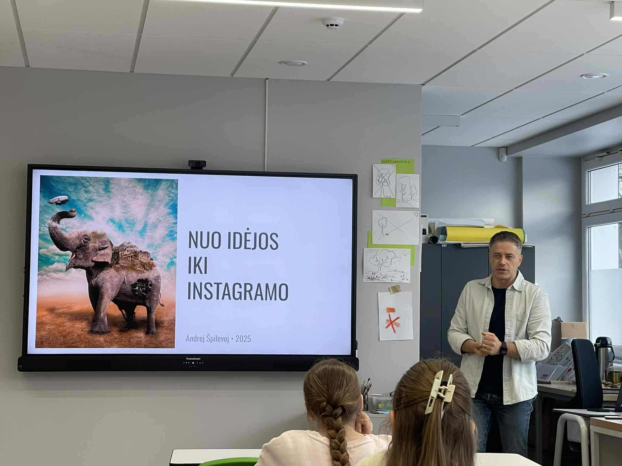 kūrybinės dirbtuvės su fotografu A. Špilevoj