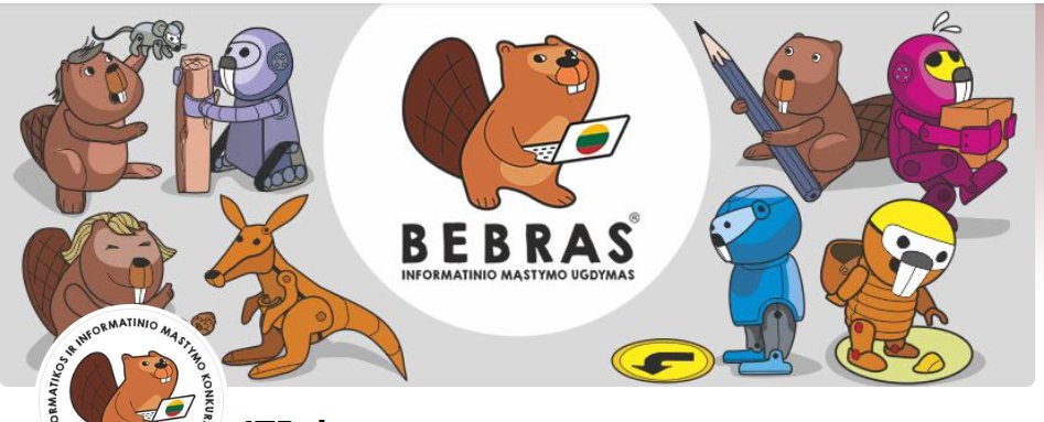 tarptautiniame Informatinio mąstymo ugdymo konkurse Bebras