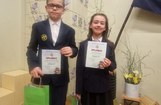 Didžiuojamės nugalėtojais!