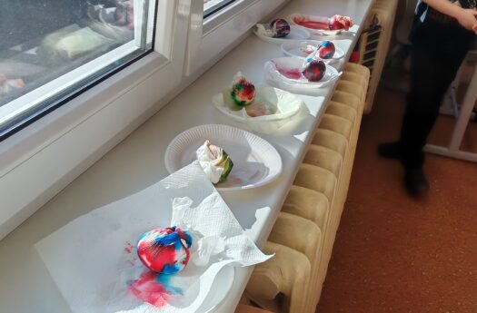 STEAM iššūkis-projektas Margučio nusileidimas lynu