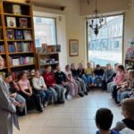 Lietuvių kalbos pamoka J. Masiulio knygyne