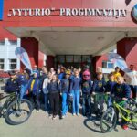 5a klasė edukaciniame užsiėmime „Riedanti karta“