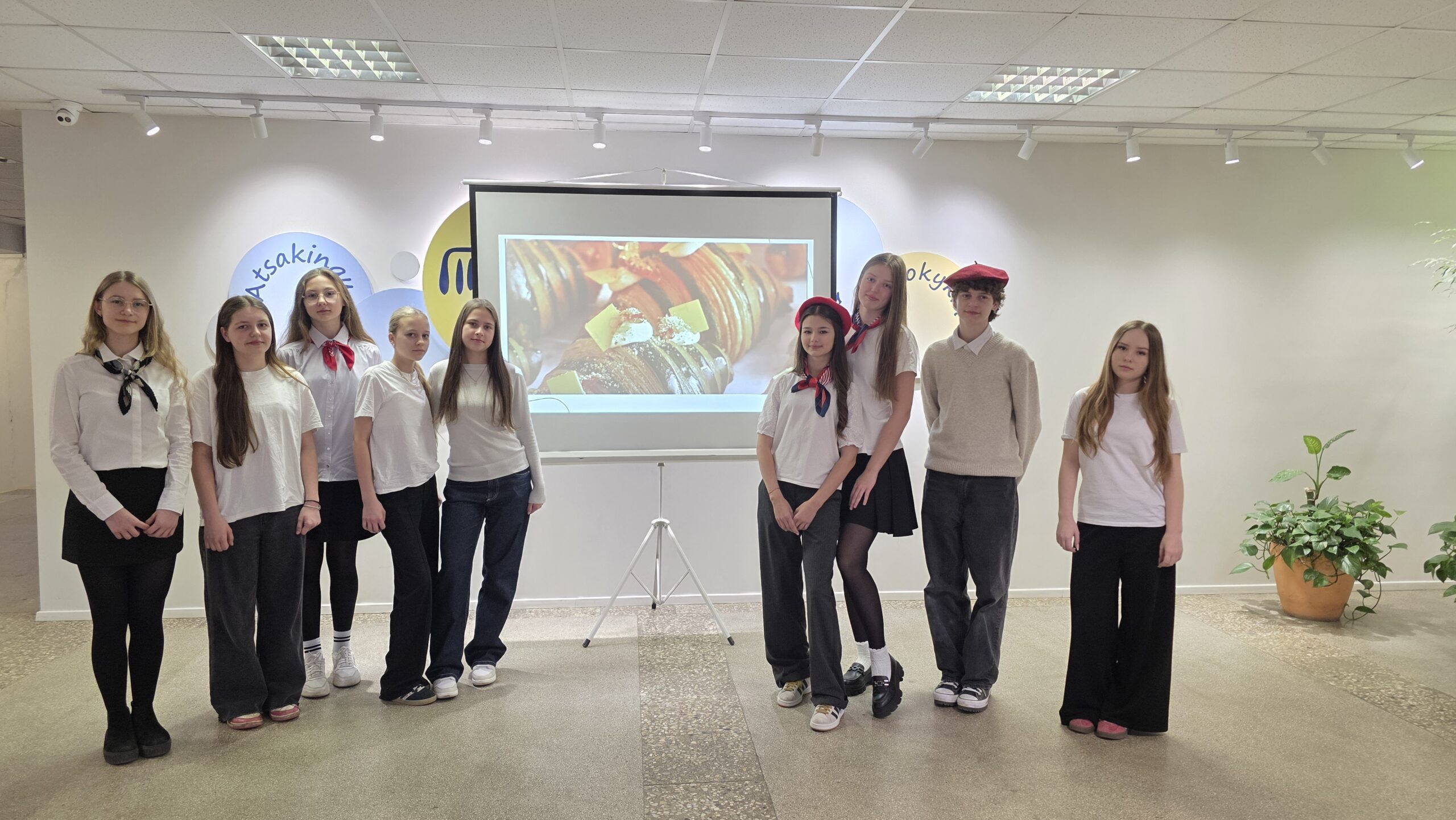 Prancūzų kalbos pamokoje Panevėžio Vytauto Žemkalnio gimnazijoje