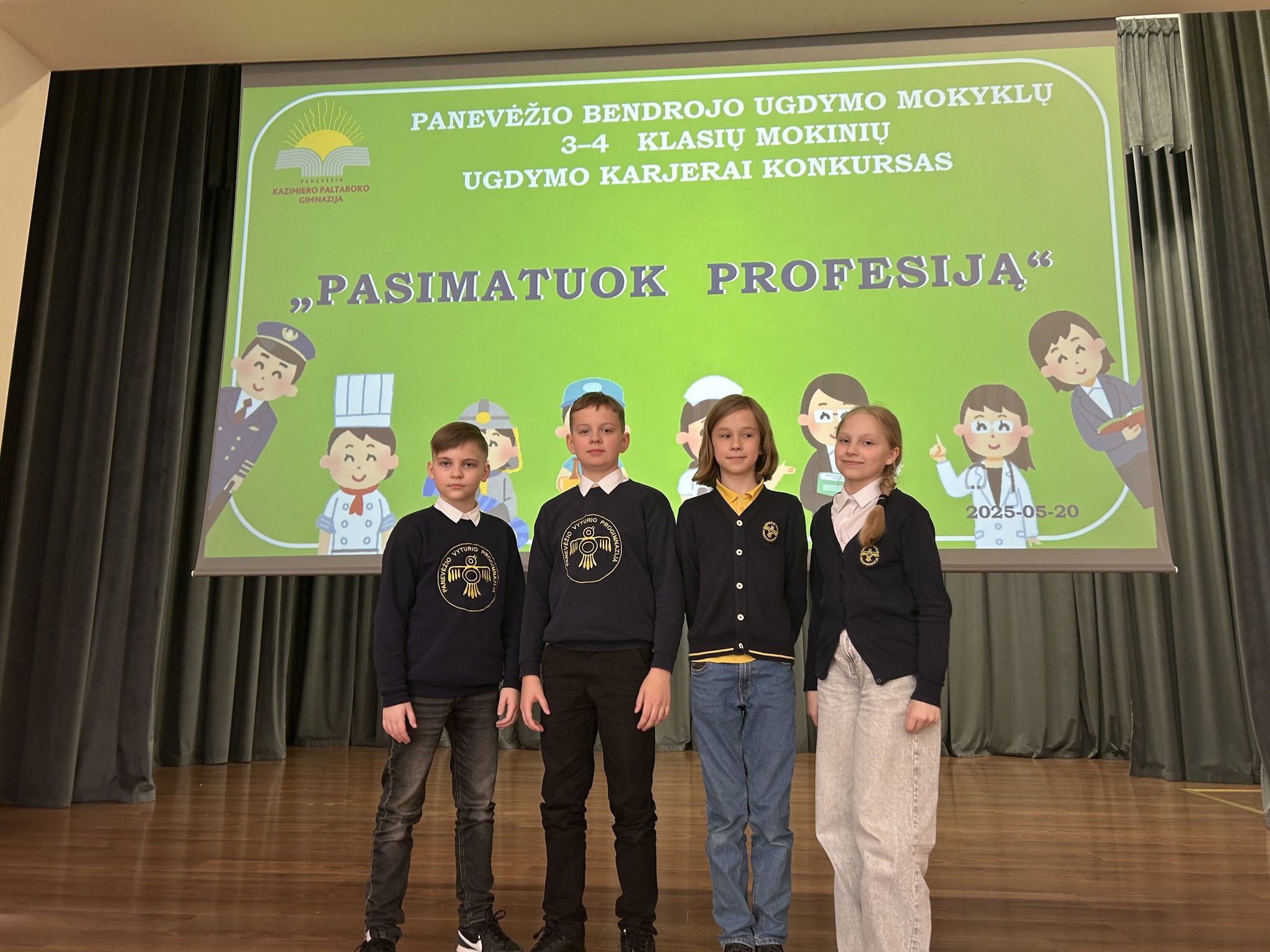 Ketvirtokai išbandė profesijas konkurse „Pasimatuok profesiją“