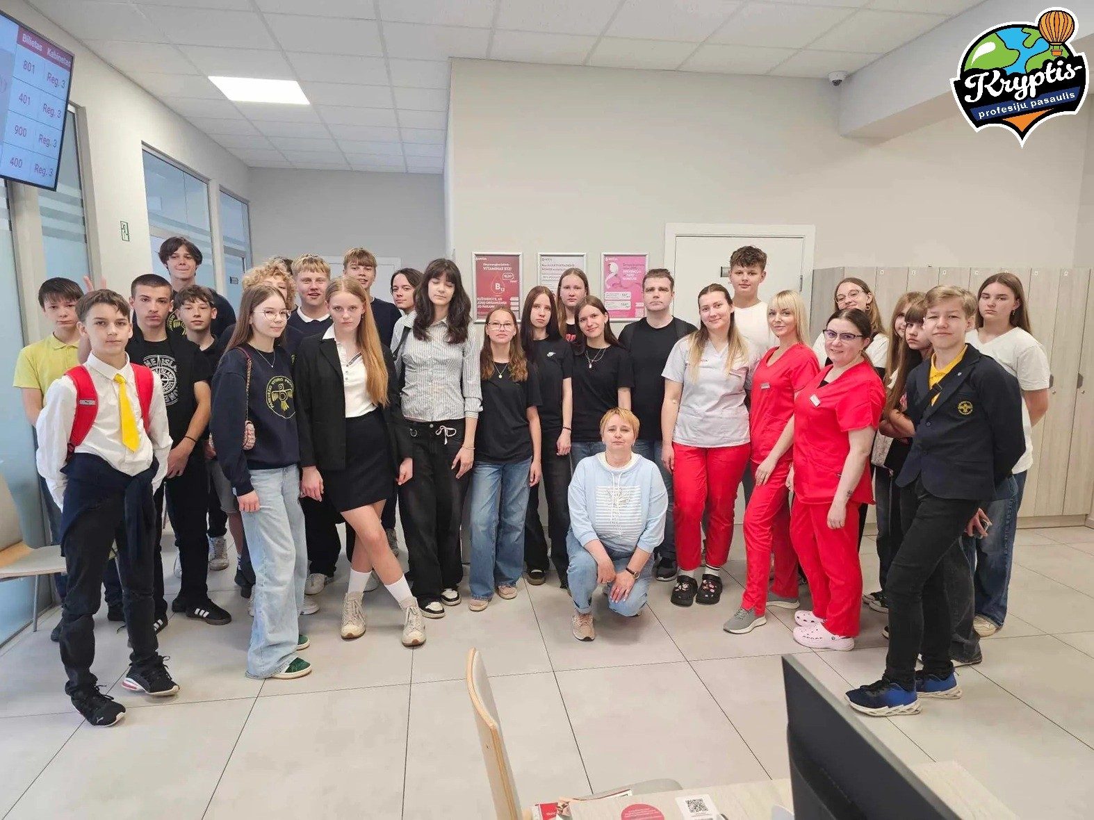 7c klasės pažintis su medicinos pasauliu klinikoje „Antėja“